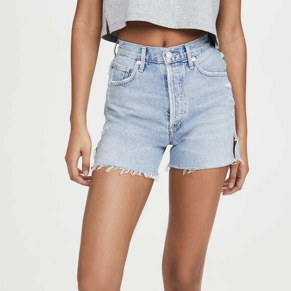 Agolde Pants - Agolde Dee Super High Rise Shorts